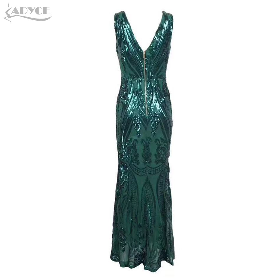   New Summer Women Luxury Maxi Celebrity Sexy Night Out Party Dress Elegant Deep V Sequined Lace Club Dress Vestidos