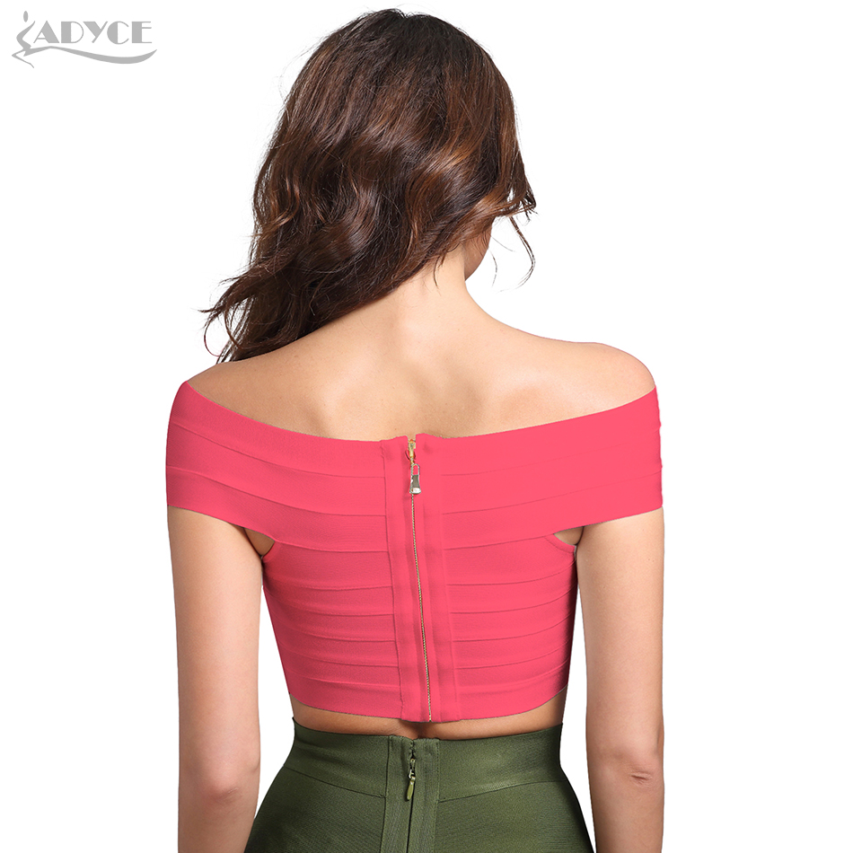  High Quality  New Knitted Khaki Bodycon Bandage Tops Sexy Off Shoulder Fashion Short Tank Top For Women Vestidos