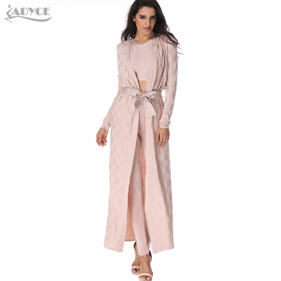  new fashion women runway Coats apricot plaid Wide waisted Cardigan elegant lady robes Open Stitch Celebrity bandage cloak