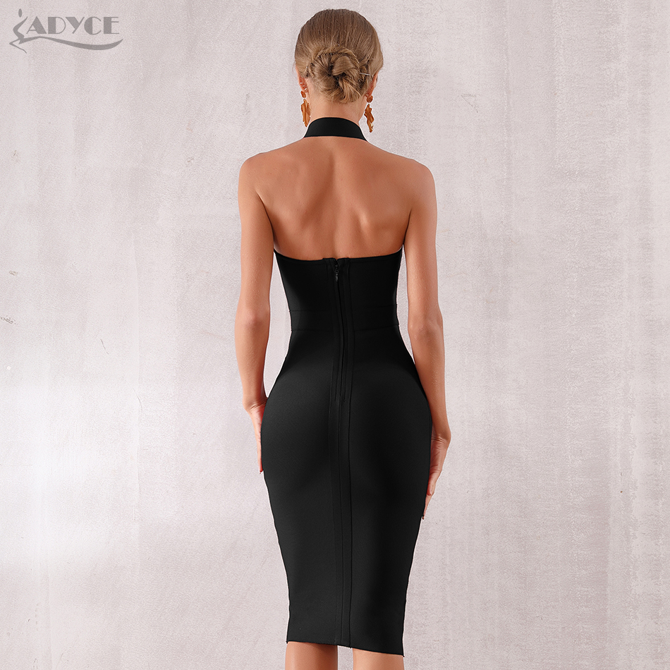   New Summer Women Bodycon Bandage Dress Sexy Halter Strapless Lace Club Dresses Vestidos Celebrity Evening Party Dress