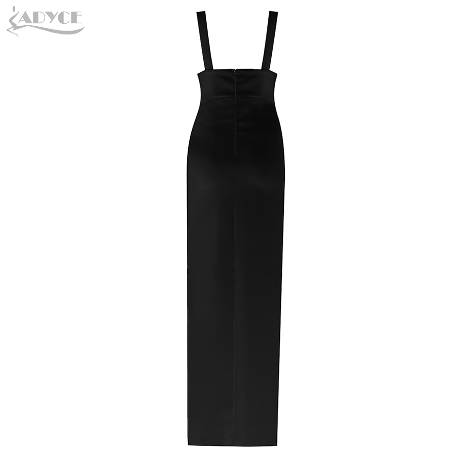   New Summer Sleeveless Maxi Bodycon Bandage Dress Sexy Sleeveless White Black Celebrity Evening Party Dresses Vestidos