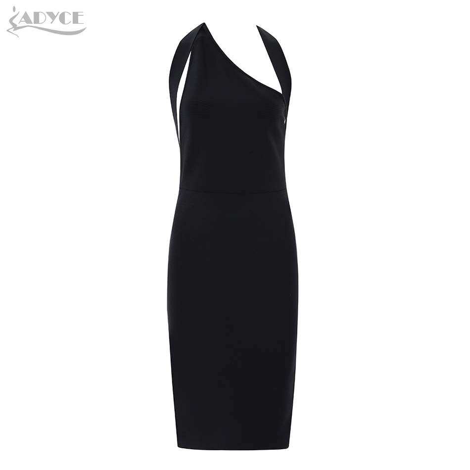  Summer Women Bandage Dress Vestido  Tank Sexy Backless Halter Sleeveless Bodycon Club Dress Midi Celebrity Party Dress