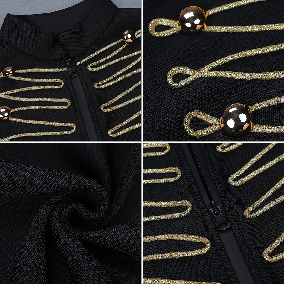   New Spring Women Slim Bandage Trench Coat Sexy Black Front Zipper Celebrity Party Coats Long Sleeve Fashion Club Coat