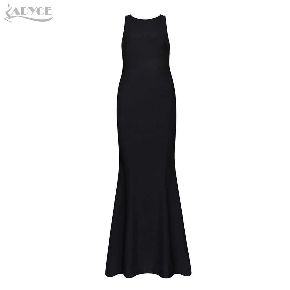   New Summer Women Bandage Dress Sexy Black Maxi Backless Club Dress Vestidos Elegant Halter Bow Celebrity Party Dress