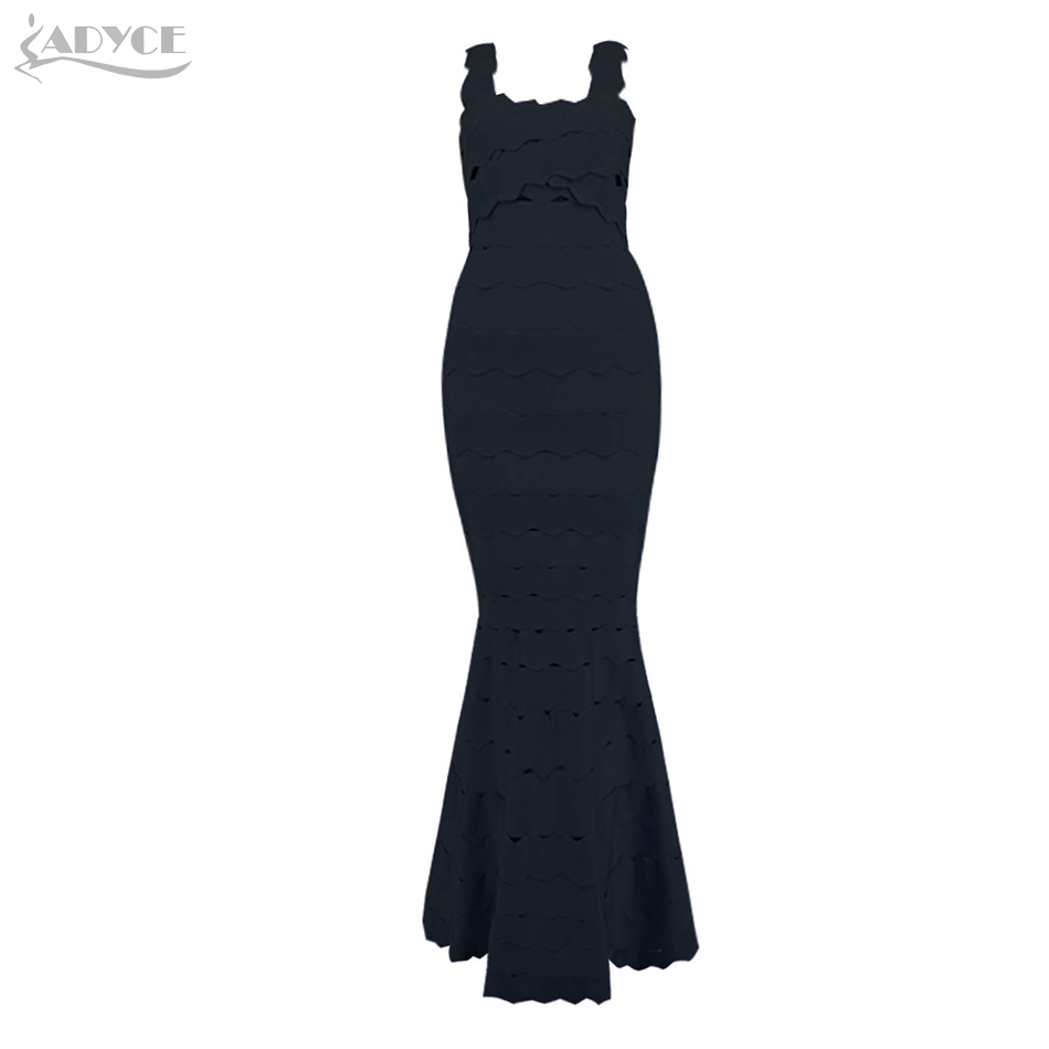   New Arrival Sexy Long Bandage Dress Vestidos Night Out Spaghetti Strap Celebrity Party Dresses Women Maxi Dress